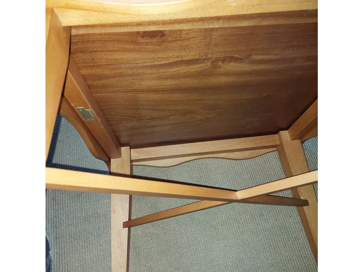 Tavolino Matrix vintage in legno massello (anni' 80), Giorgetti 3