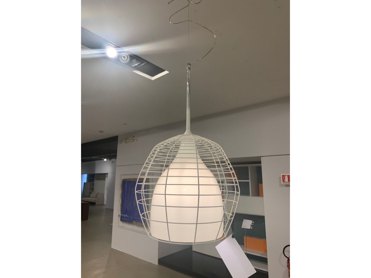 Lampada 'Sfera' Tobia Scarpa  Modernariato Illuminazione Vetro soffiato