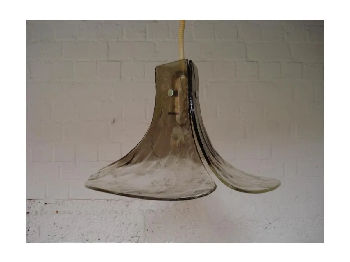 Lampada a sospensione in vetro di Murano di Carlo Nason, Kalmar Franken 1