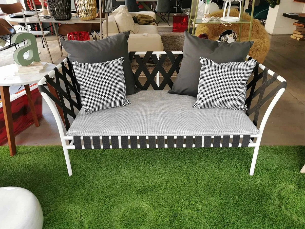Inout 852 Metallrahmen Gartensofa (weiß) 2