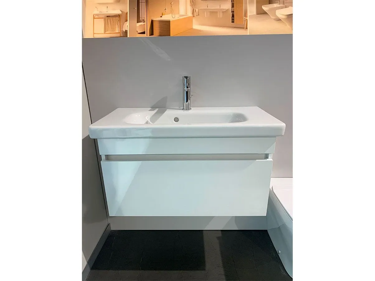 Durastyle washbasin with wall-hung drawer (white), Duravit 4