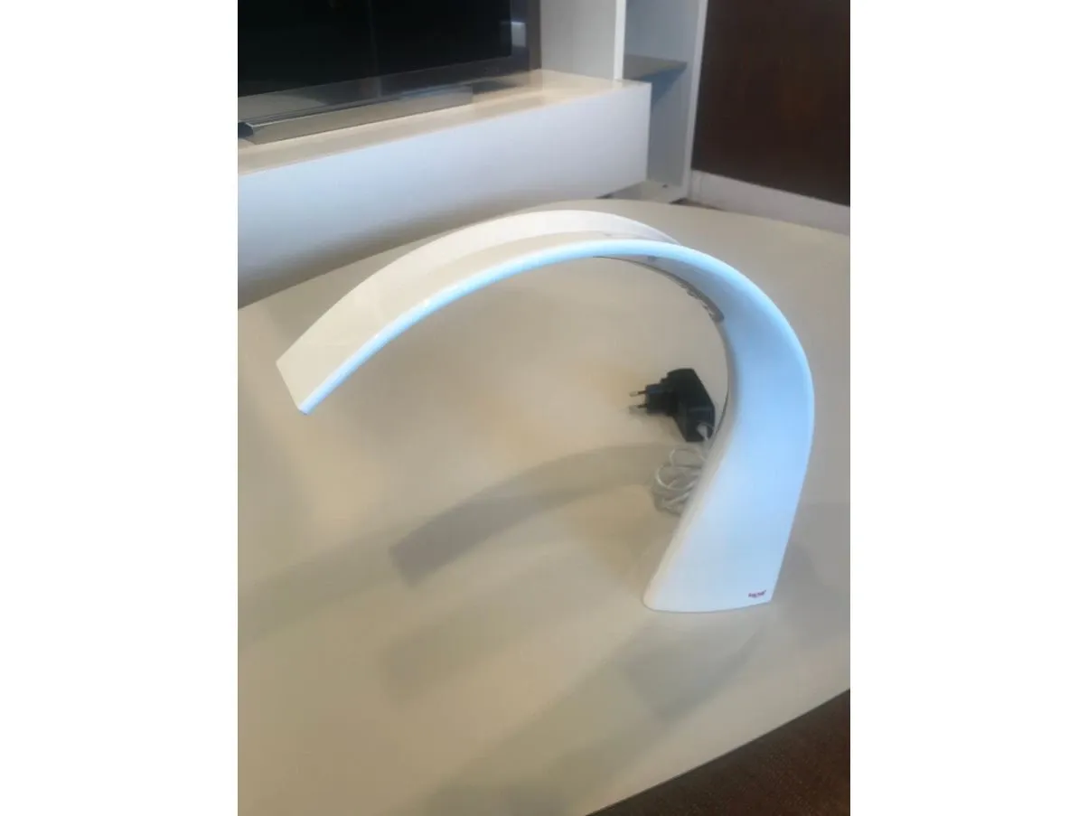 Lampada da tavolo Taj Mini bianca, Kartell 1
