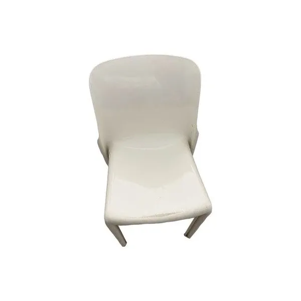 Sedia Selene vintage di Vico Magistretti (bianco), Artemide 2