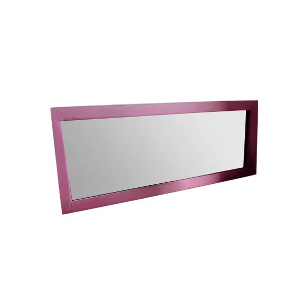 Vintage wall mirror with modern frame (pink), image