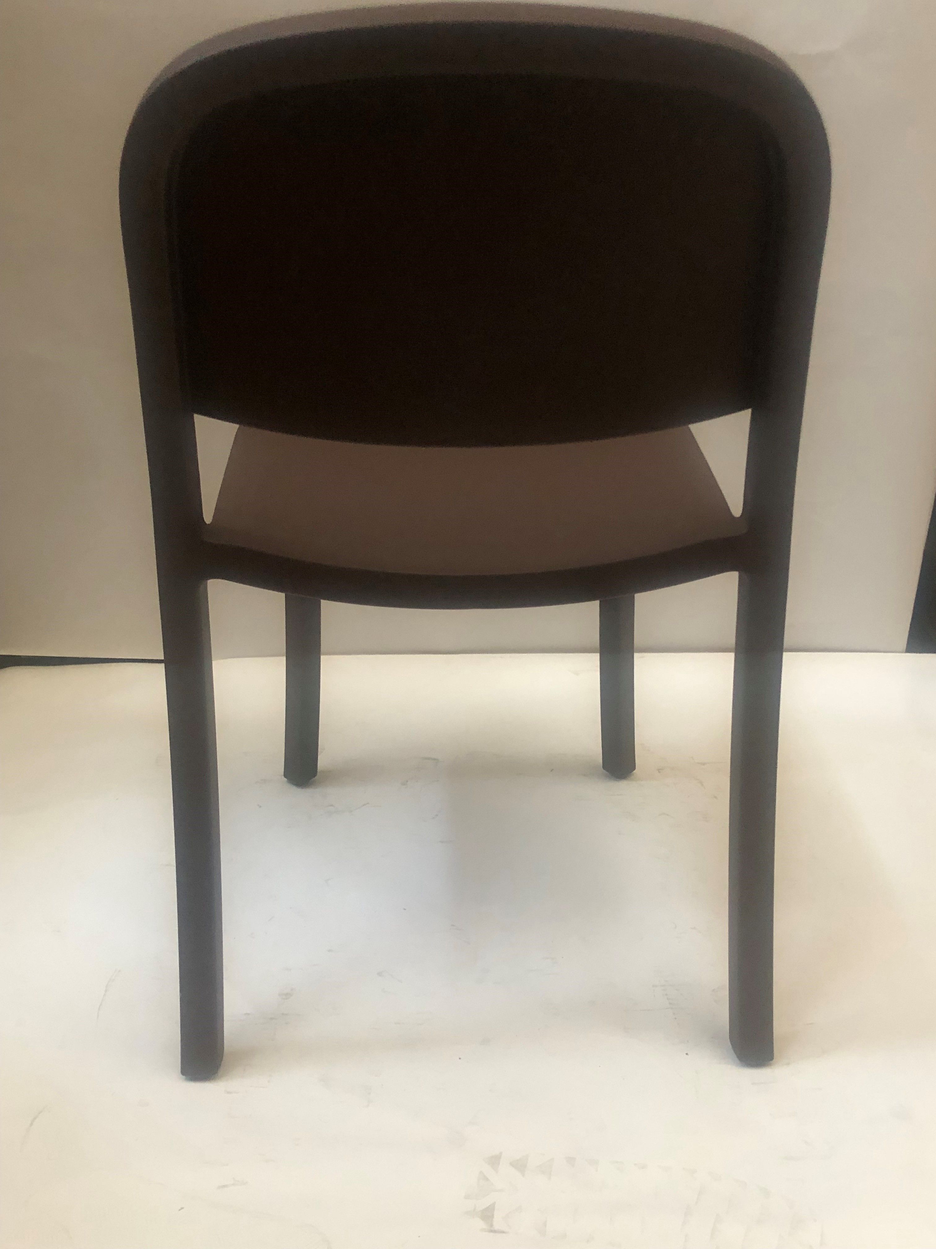 Brown stackable chair 4