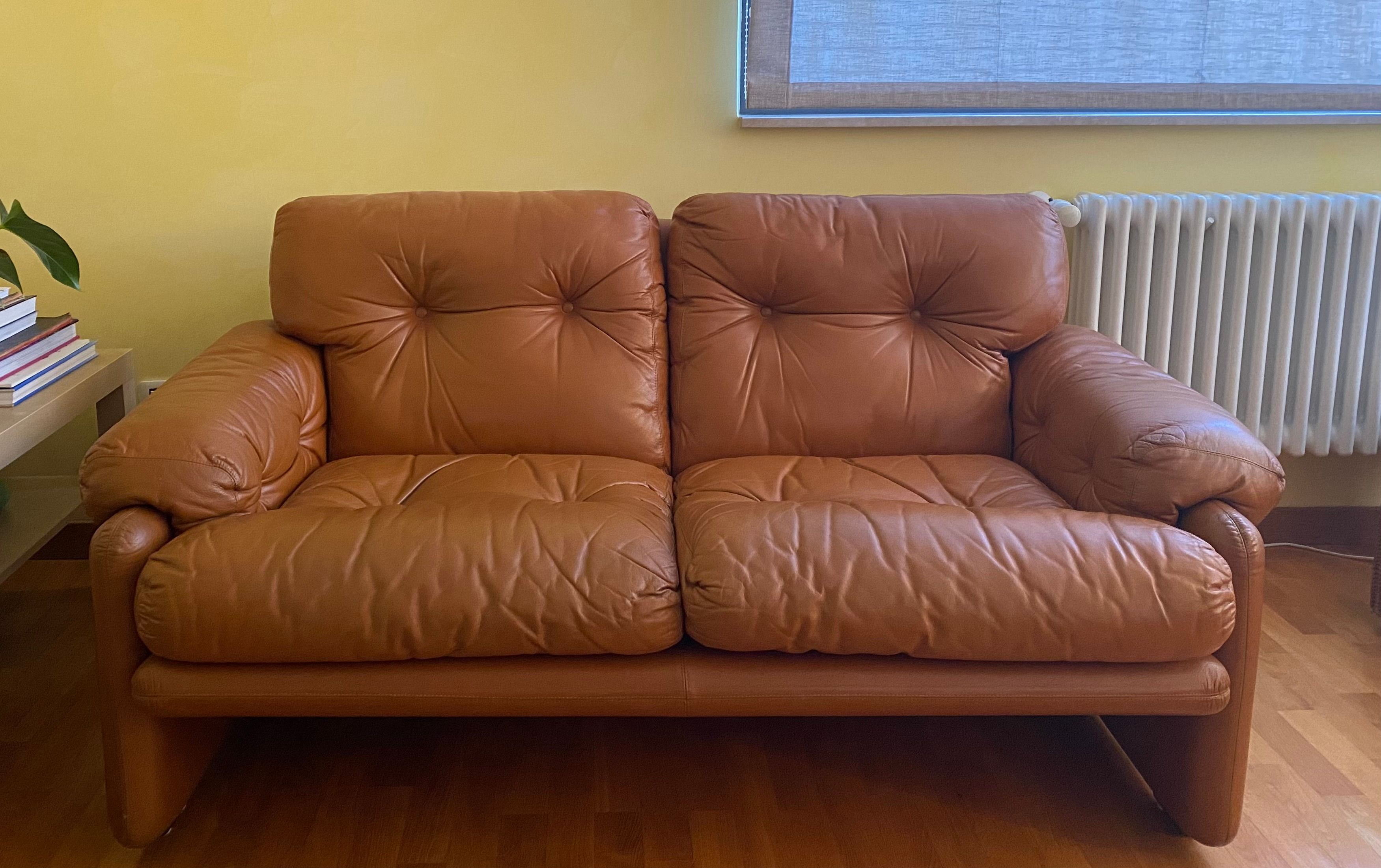 Divano 2 posti Coronado Afra e Tobia Scarpa, B&B Italia Front