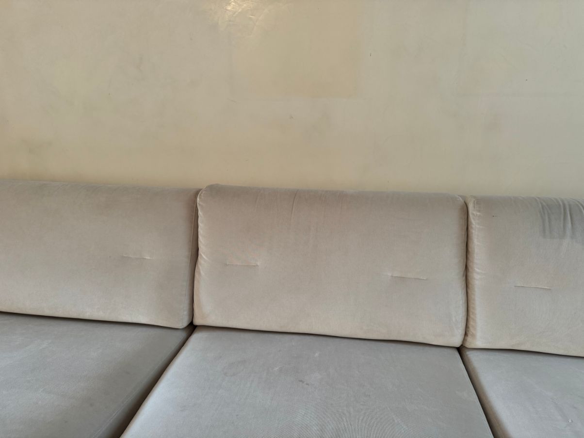 6-seater modular sofa padded with goose down, Arketipo Defects