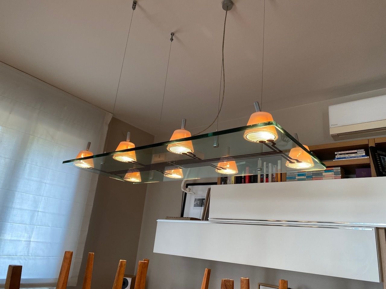 Lampada a sospensione Lastra 8 Rectangular di Citterio 7