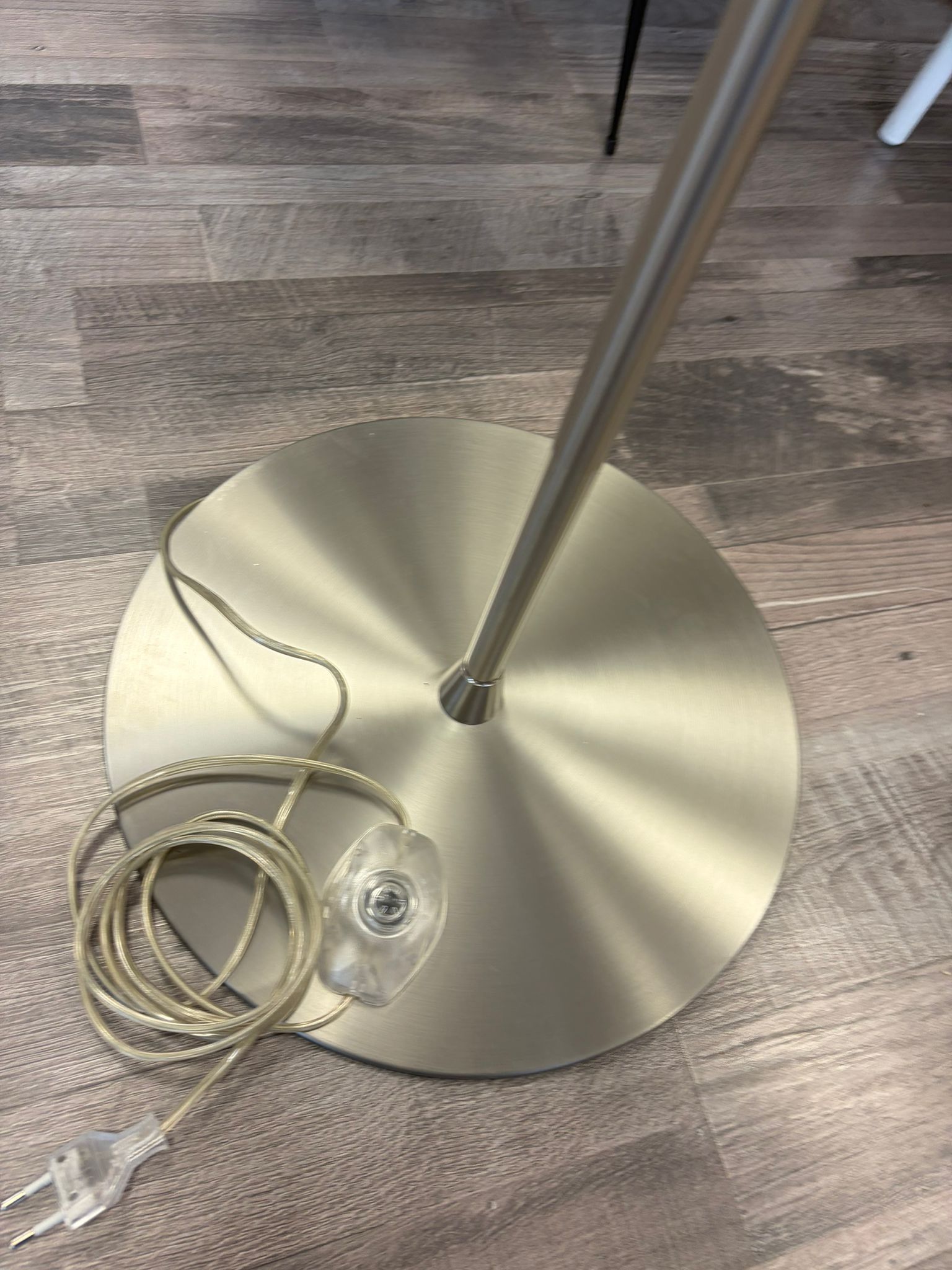 Grand Elegance Brown Fabric Floor Lamp Brand