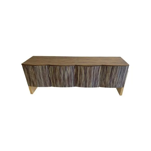 FS012 sideboard in Art Deco style flamed wood, Carpanese Home image