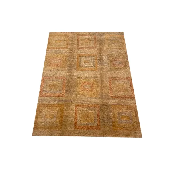 Rechteckiger Nepal-Teppich 43710 aus Wolle und Hanf 2