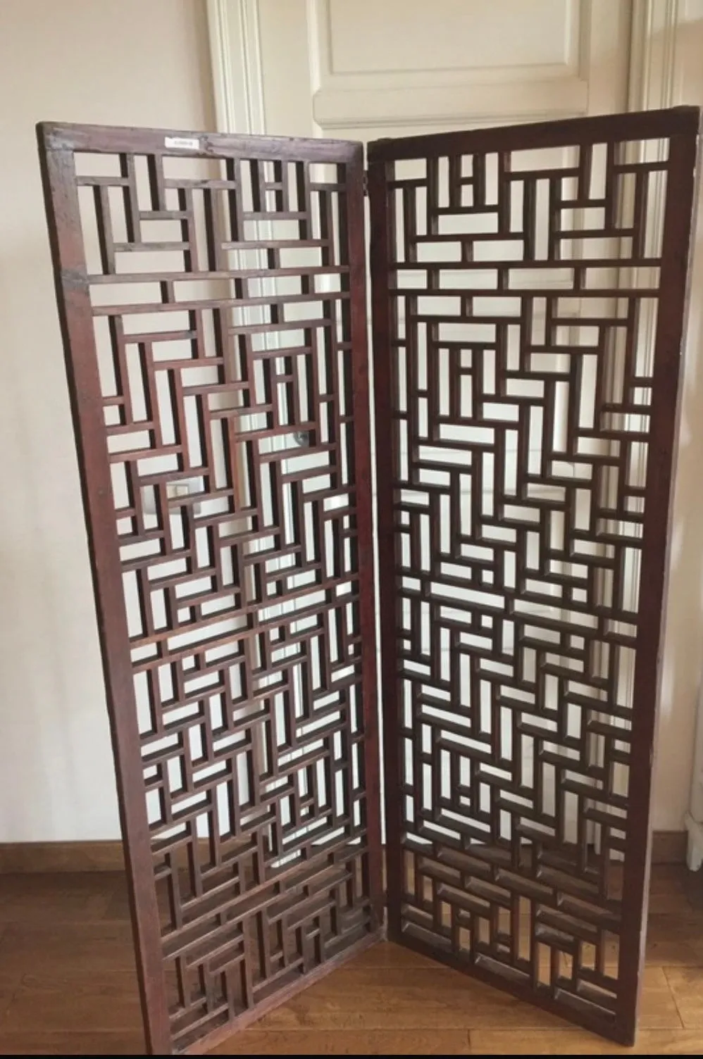 Paravento cinese legno di abete, 2