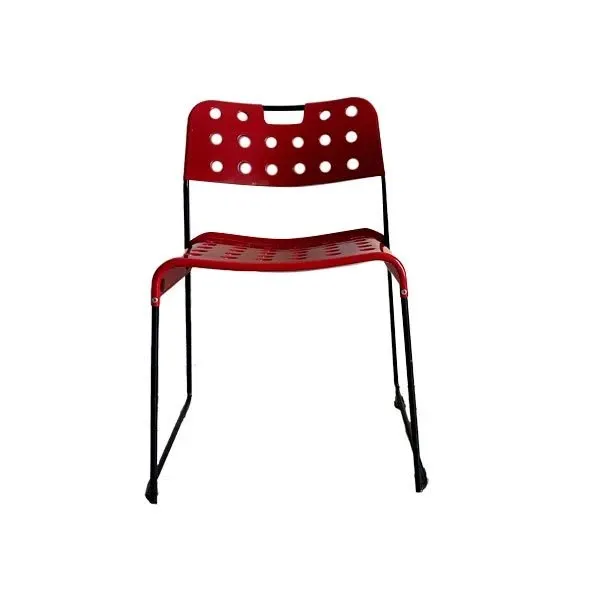 Vintage red Omstak chair (1970s), Bieffeplast image