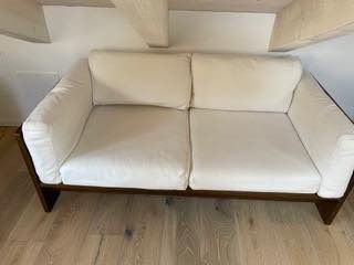 Pair of 2-seater Bastiano sofas by Afra and Tobia Scarpa (70s), Gavina 2