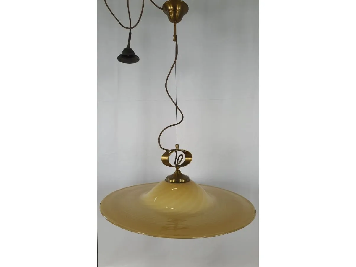 Lampada a sospensione in vetro di Murano (anni'70), 8
