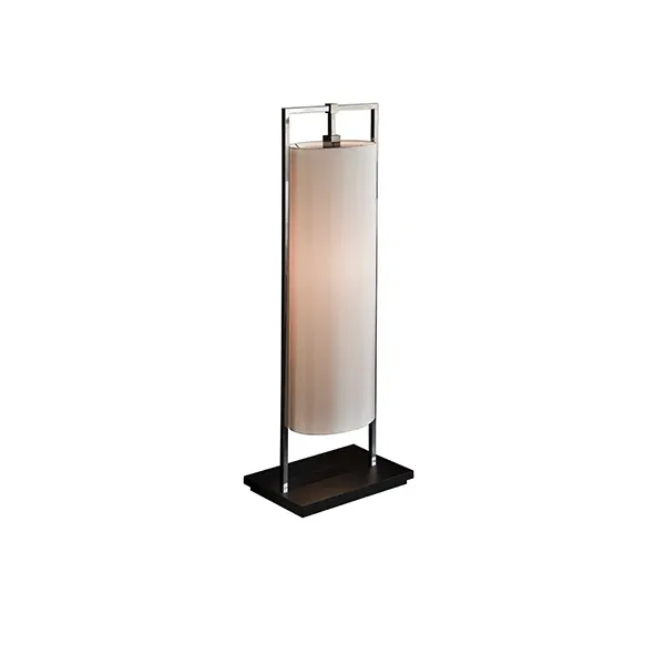 Lampada da terra Athena XL in nickel e legno, Contardi 3