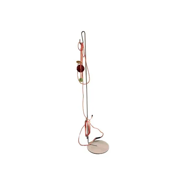 Teodora floor lamp in glass (bordeaux), Foscarini 