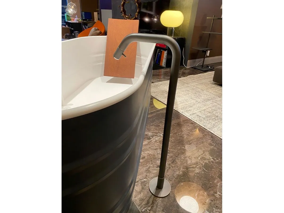 Vieques bathtub by Patricia Urquiola steel (anthracite), Agape 5