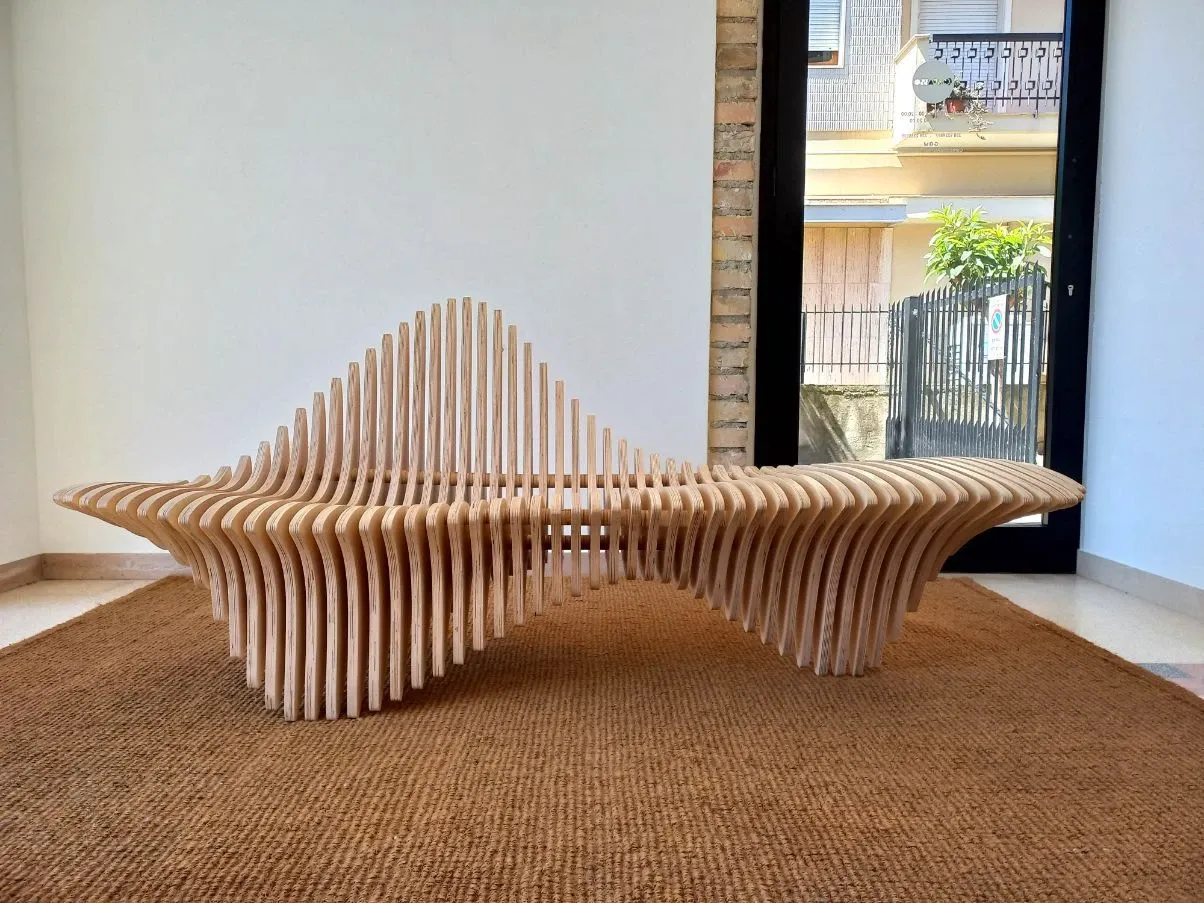 Panchina in multistrato di betulla 1