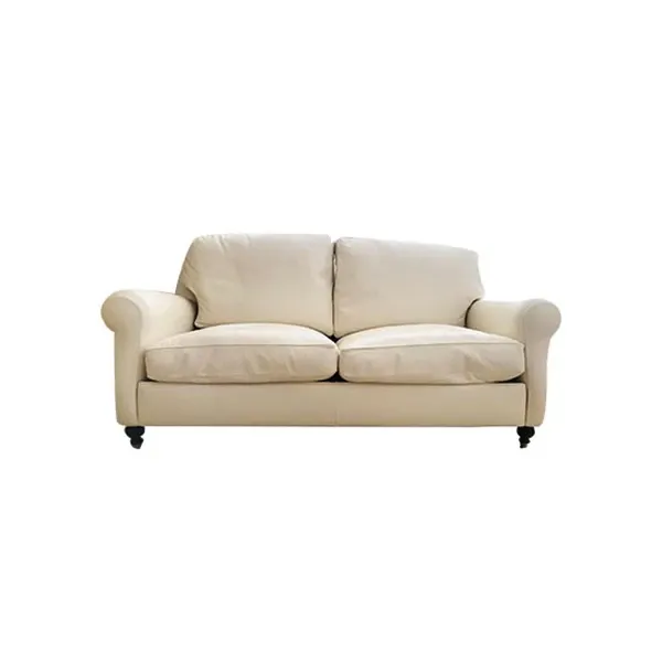 George 2 seater sofa in leather (beige), Poltrona Frau image