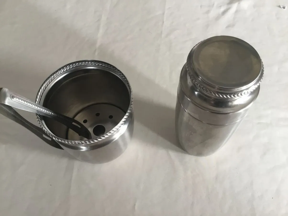 Secchiello ghiaccio e shaker vintage (anni'40), 6