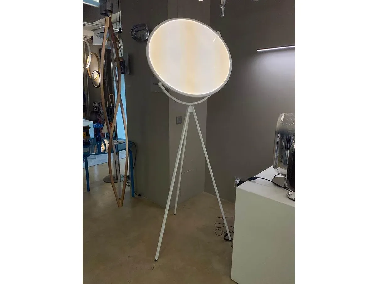 Lampada da terra Superloon in alluminio (bianco), Flos 1