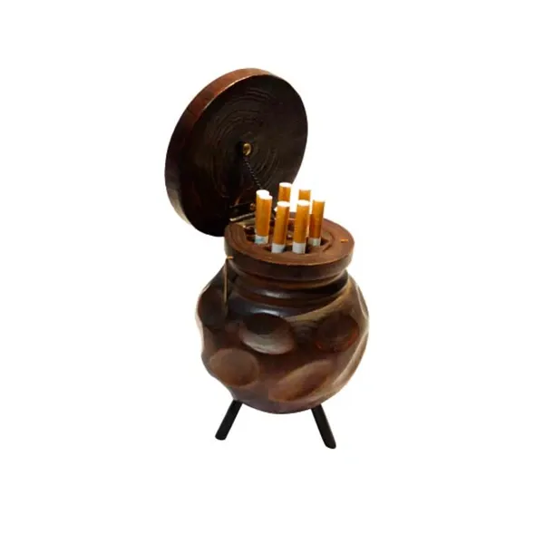 Vintage wooden cigarette holder (1960s) 1