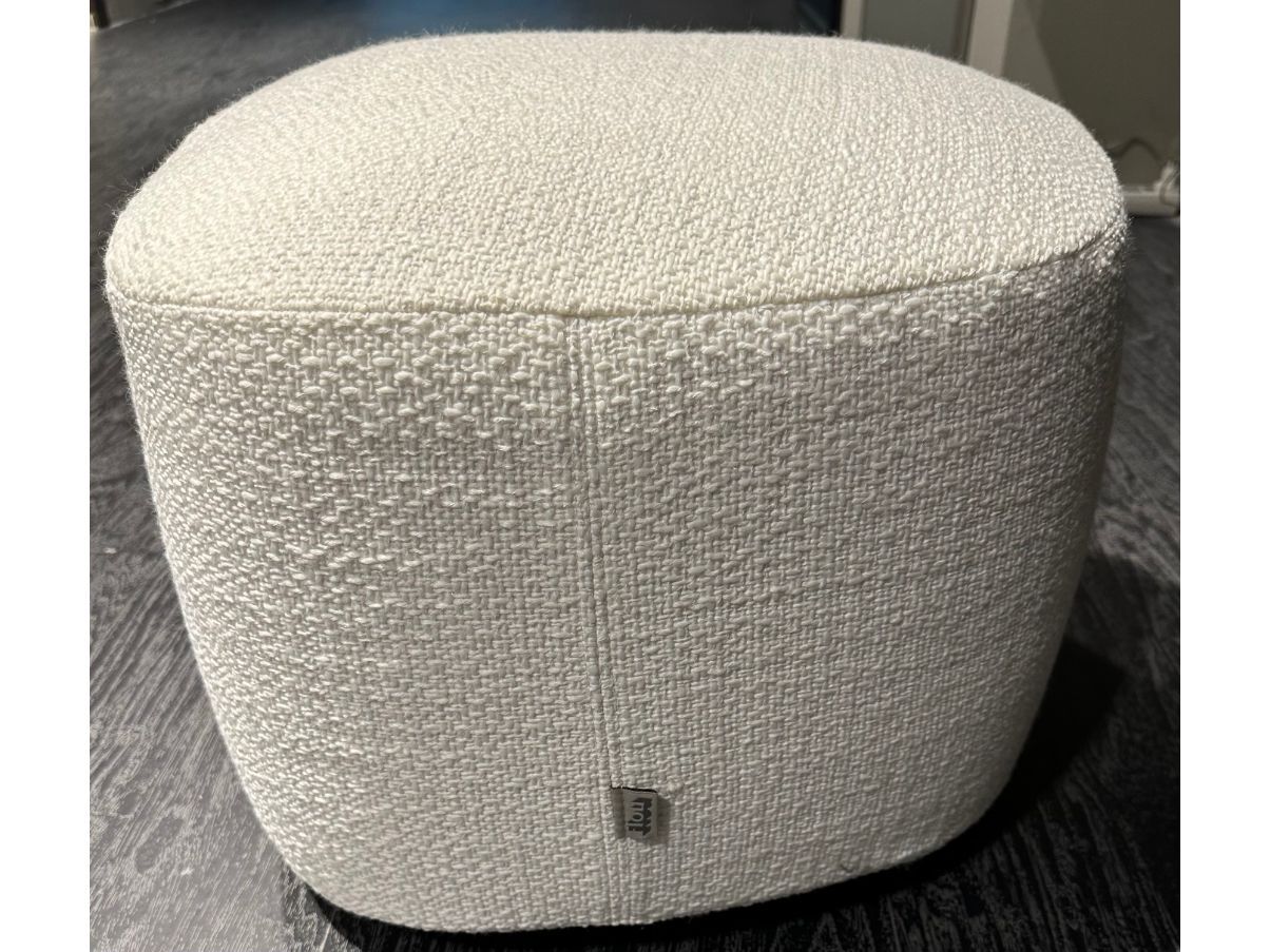 Pouf Pierre in tessuto (bianco), Flou Main