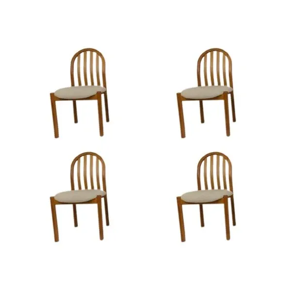 Set of 4 Ole teak chairs, Koefoeds Hornslet image