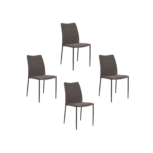 Set of 4 Zefiro chairs in fabric, Nitesco International image