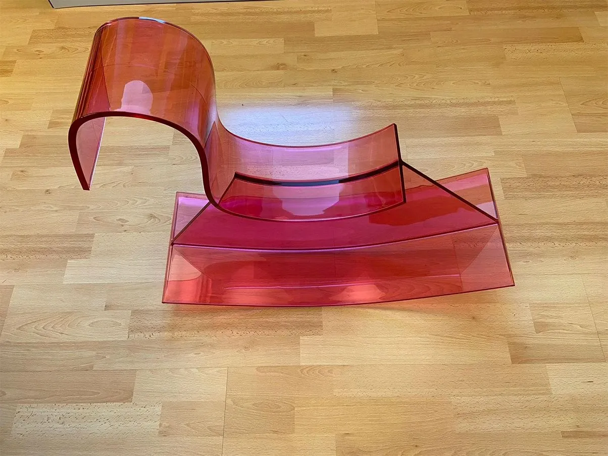 Rocking horse H-Horse in polycarbonate (pink), Kartell 2