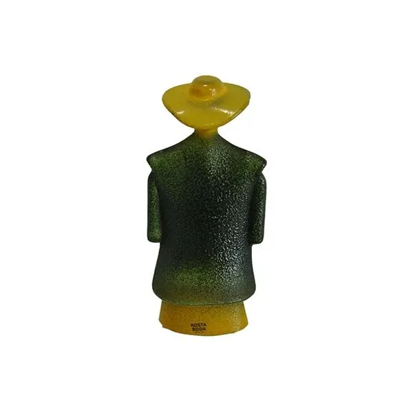 Green Poncho sculpture, Kosta Boda image