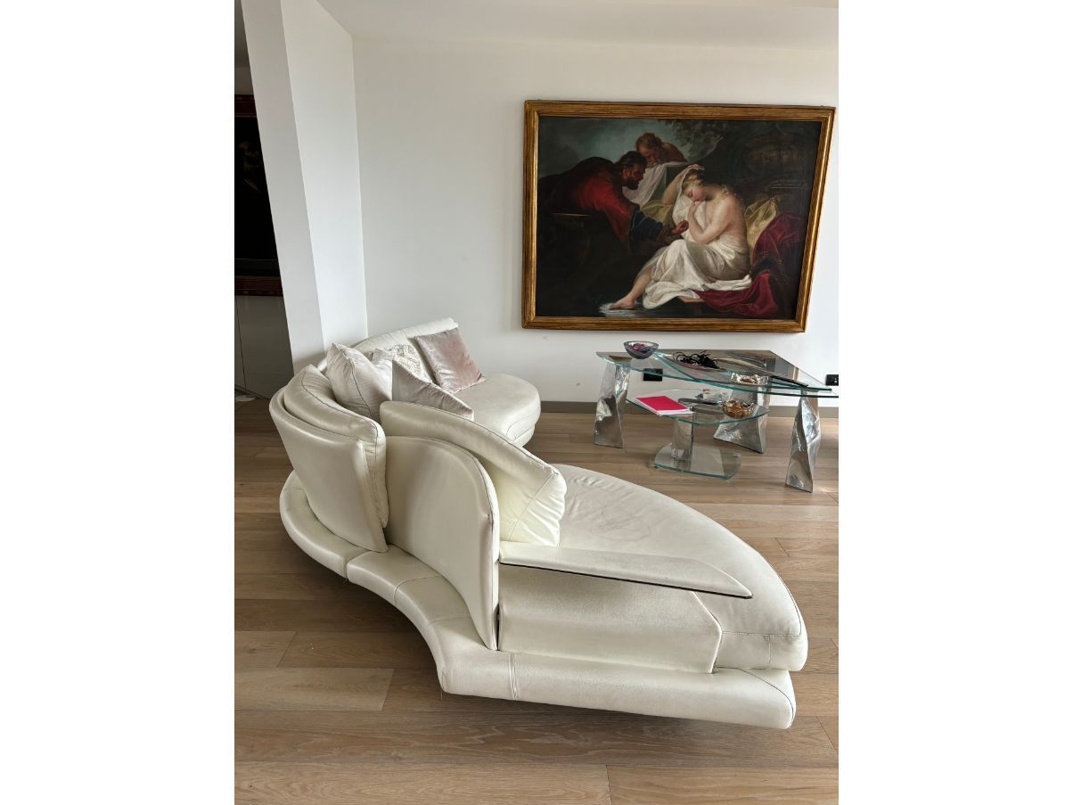 Divano modulare in pelle (bianco), Il Loft  Side