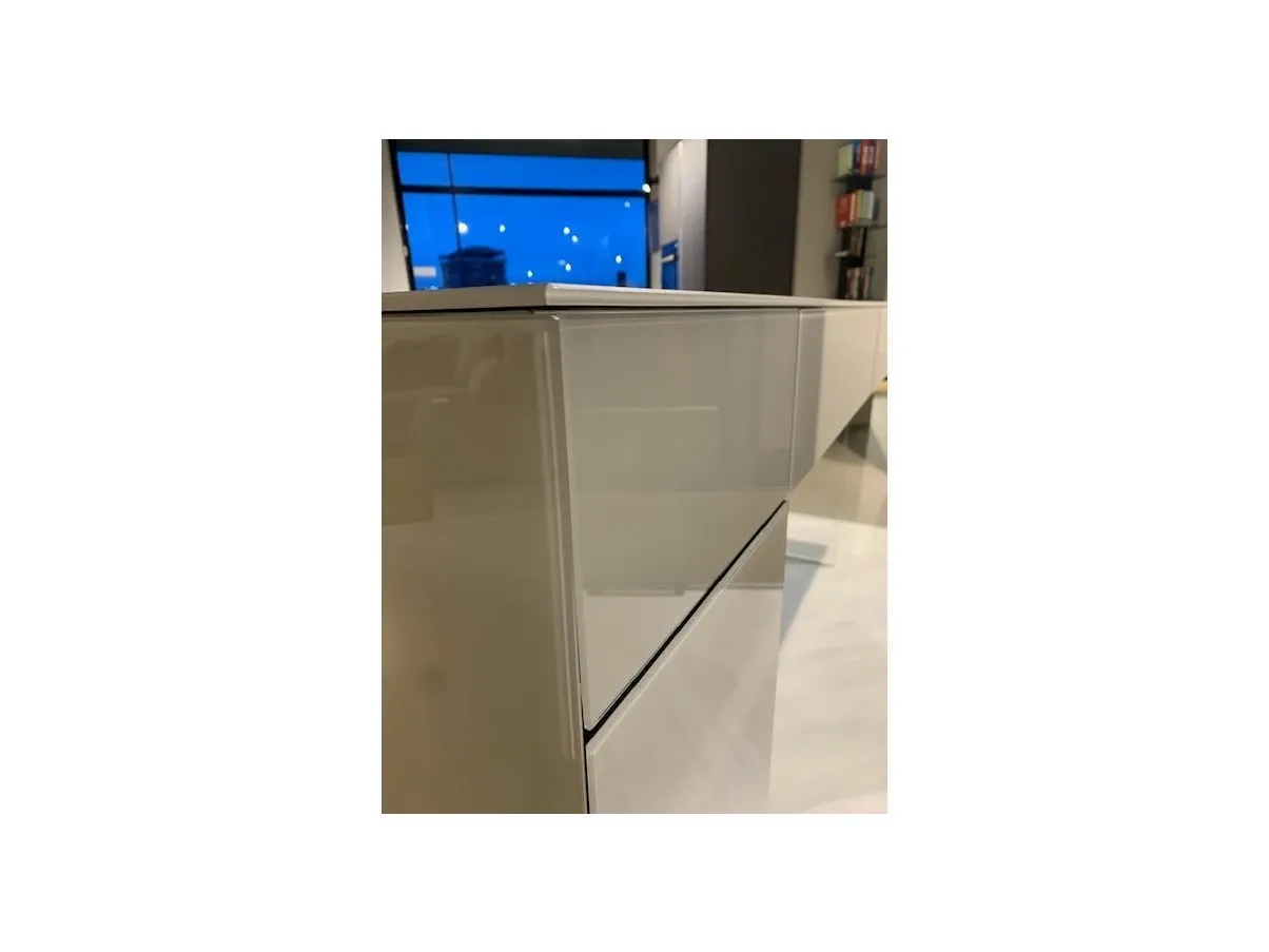 Polished glass table, Lago 5