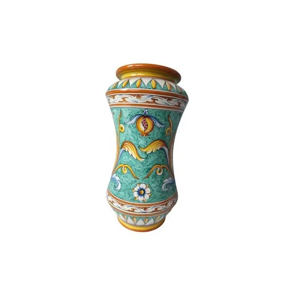 Polychrome ceramic vase, Tomasi 