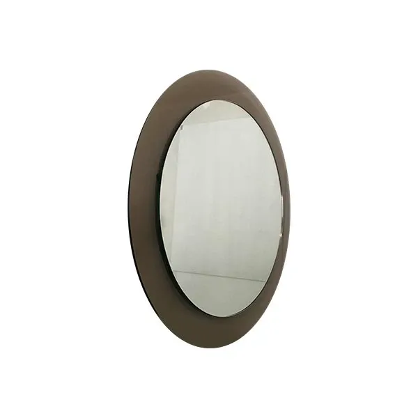 Vintage framed bathroom mirror (smoked), Veca image