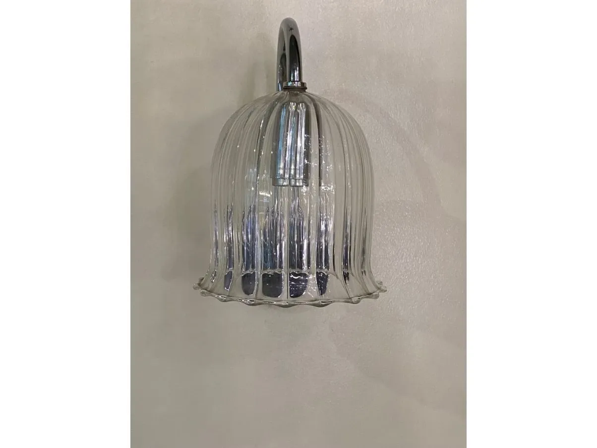 Applique in ottone cromato, Lumi Milano 1