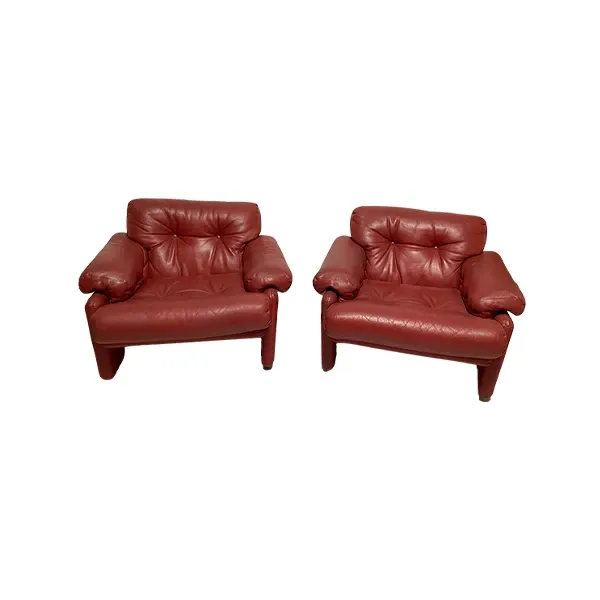 Set of 2 Coronado armchairs by Tobia Scarpa, B&B Italia image