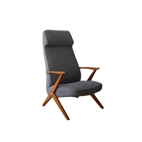 Triva armchair in teak wood (1950s), Nordiska Kompaniet 3