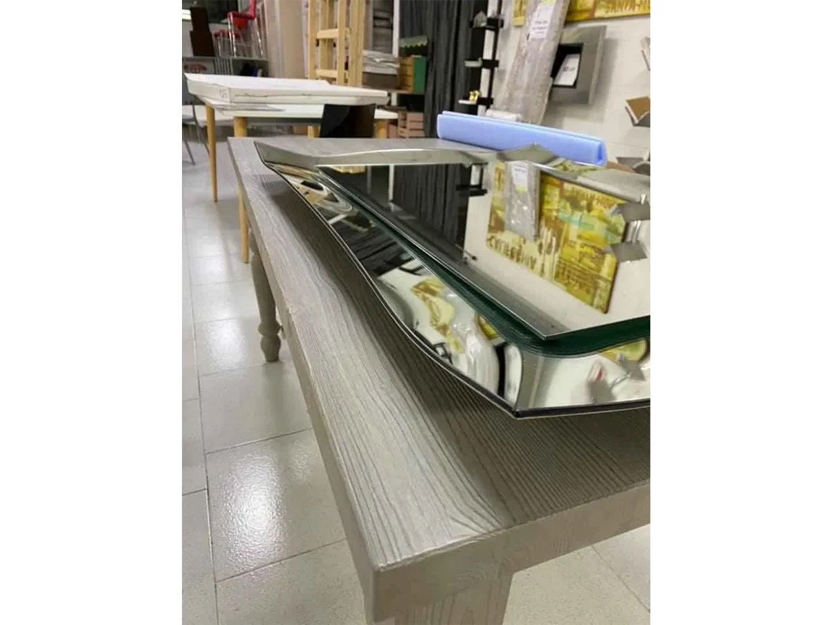 Specchiera con cornice a specchio ad onda, MD Work 3