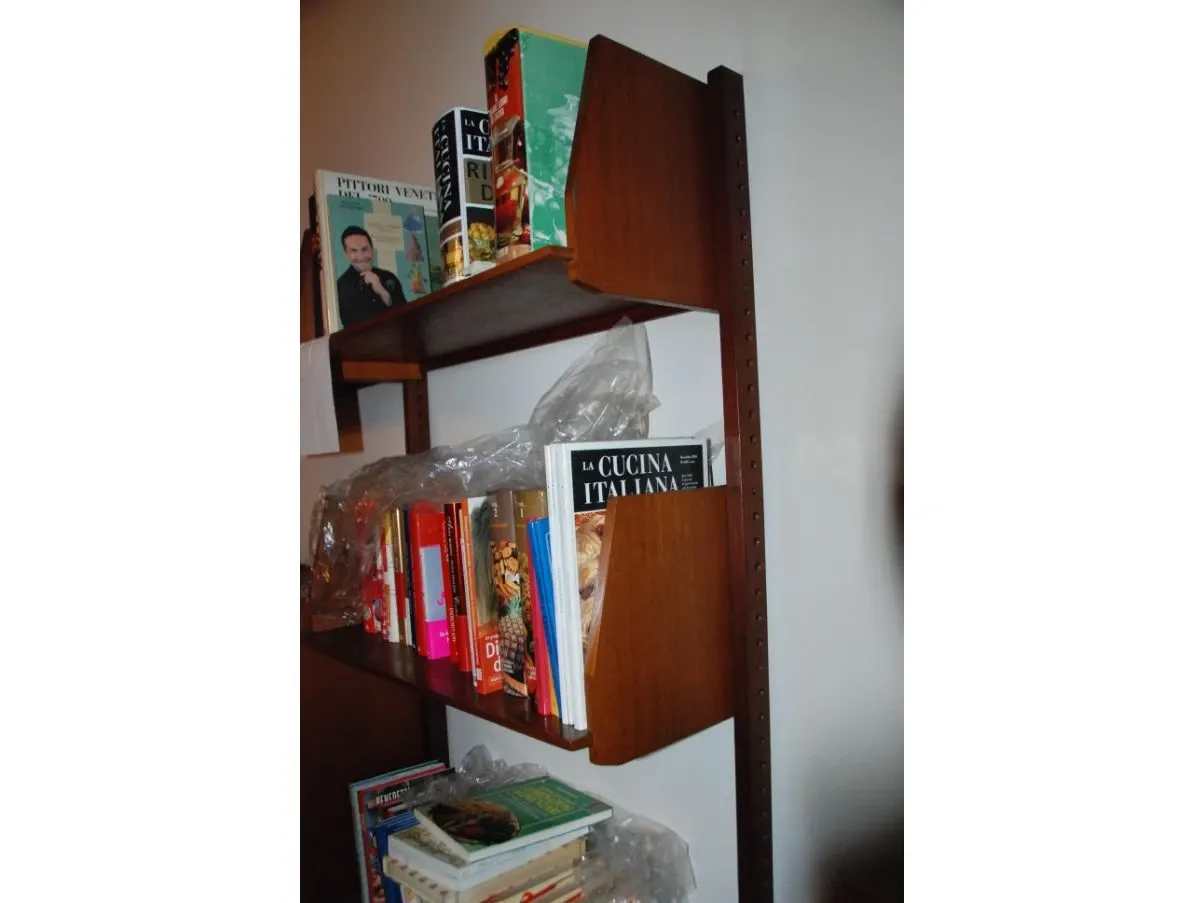 Libreria in teak vintage (anni'60) 5