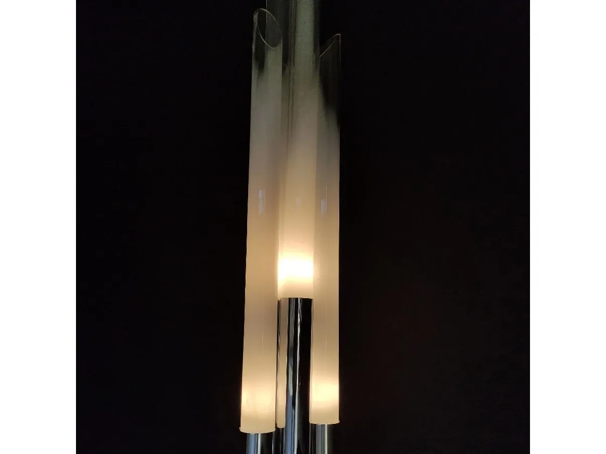 Lampada da terra vintage Canne (anni '60), Mazzega 1
