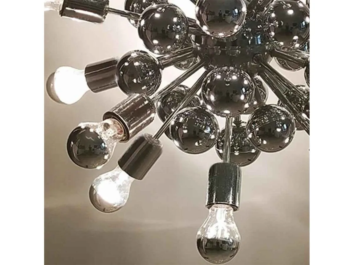 Sputnik metal pendant lamp (70s), 10