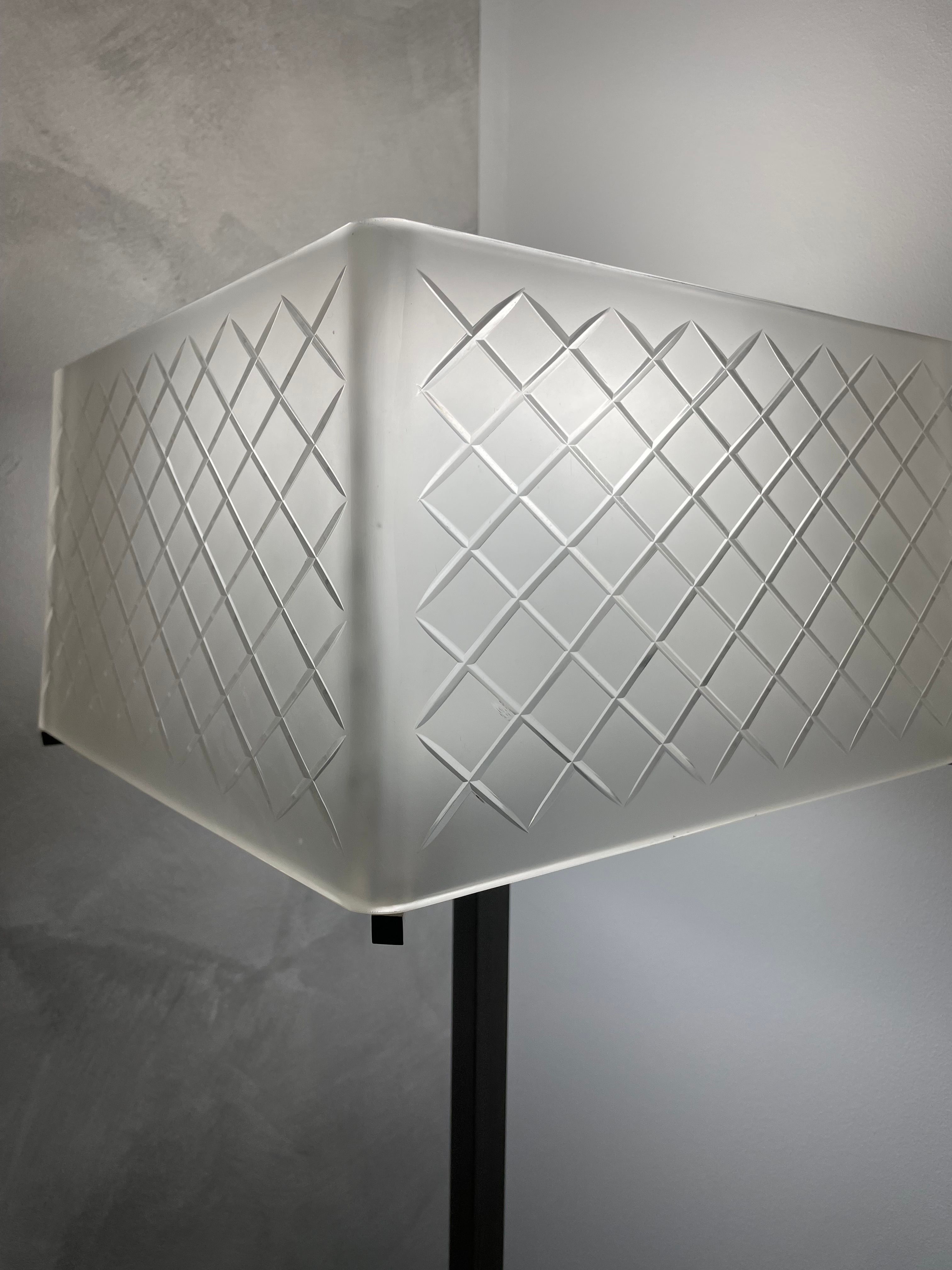 Lámpara de pie Metropolitan Square de vidrio soplado Front