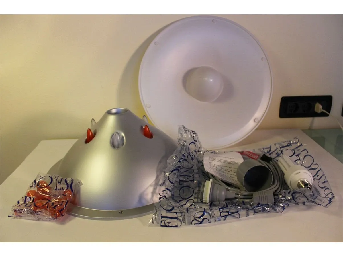 Pendant lamp Light Lite Philippe Starck (grey), Flos 