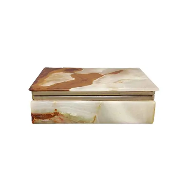 Vintage box with alabaster lid (1960s) image