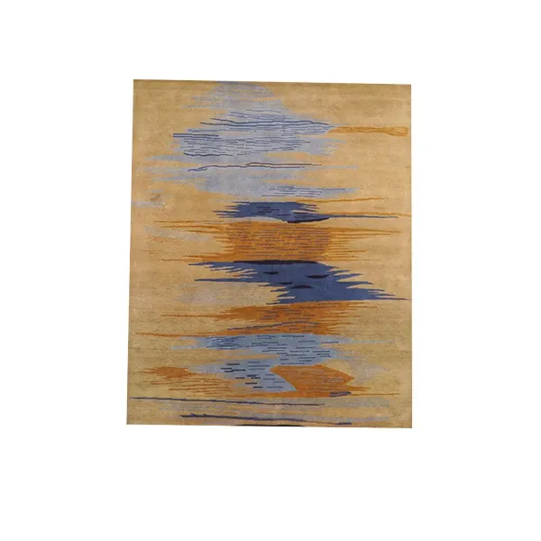 Indonepal 45554 wool and viscose rectangular carpet, Cabib 
