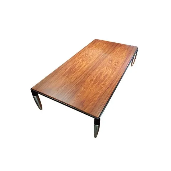 Roi coffee table with pau ferro wood top and maple legs, Giorgetti image