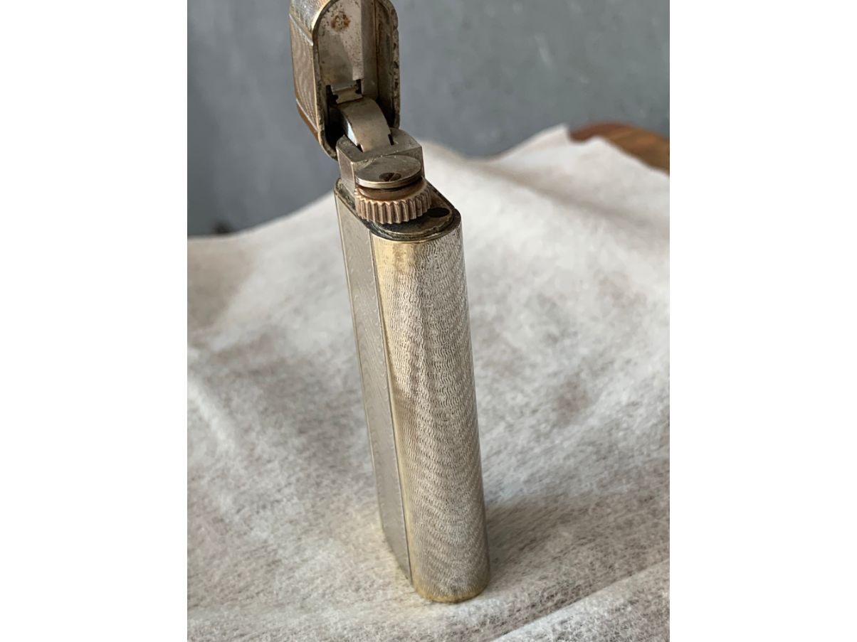 Silver plated lighter Side