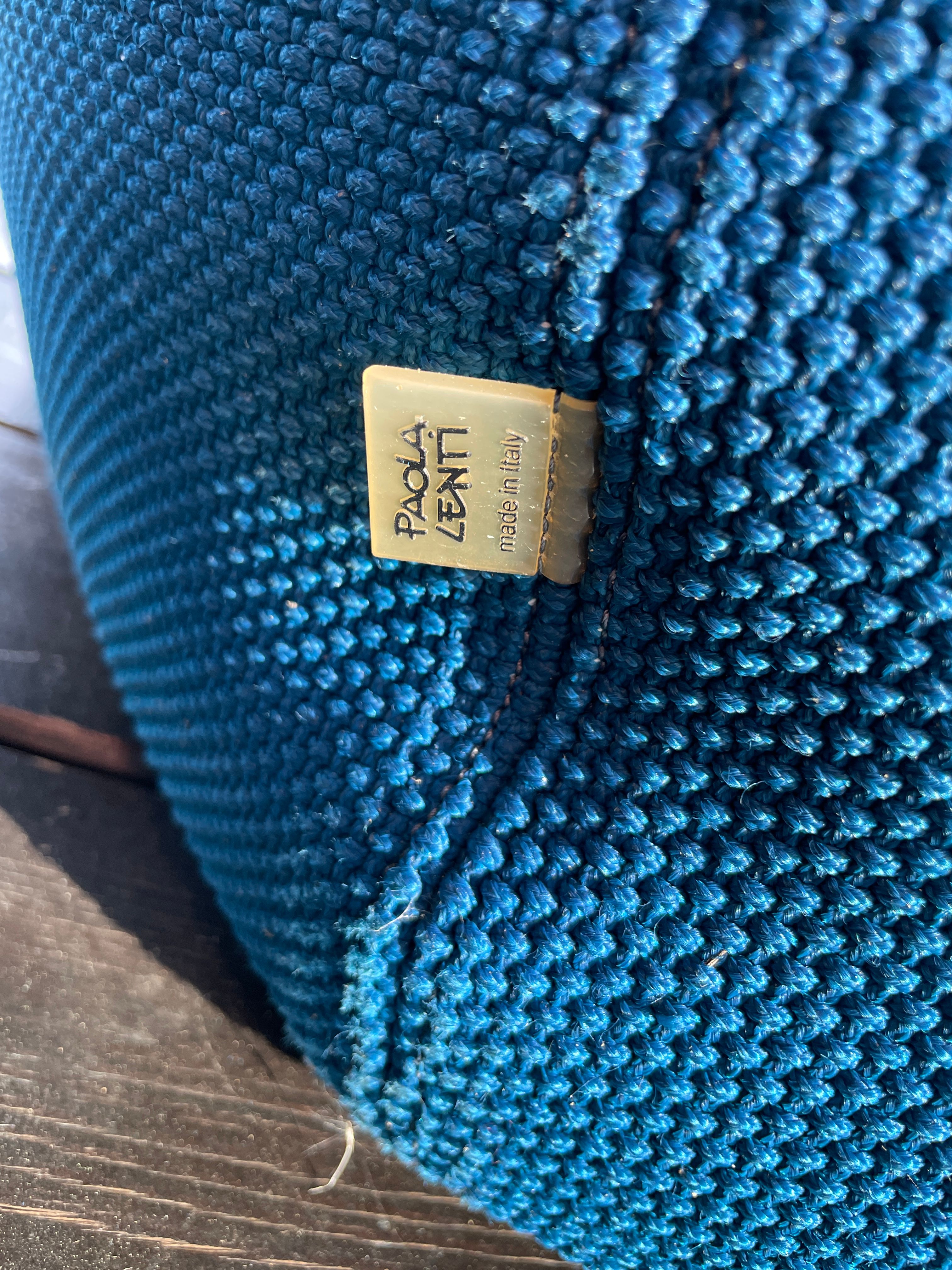 "Paola Lenti Float Blue Pouf" Brand